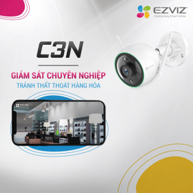 CAMERA C3N – MÀU SẮC SỐNG ĐỘNG CẢ NGÀY LẪN ĐÊM – KIỂM SOÁT CHẶT CHẼ HÀNG HÓA CHO CHỦ SHOP