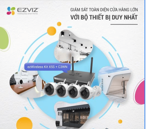 GIẢI PHÁP AN NINH TOÀN DIỆN CỬA HÀNG, NHÀ HÀNG DIỆN TÍCH LỚN