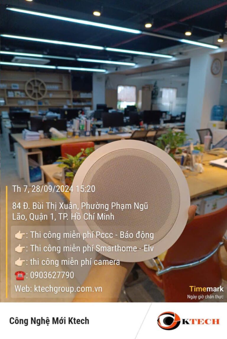 Hoàn thành thi công hệ thống âm thanh cho Trung Nguyên Quận 1